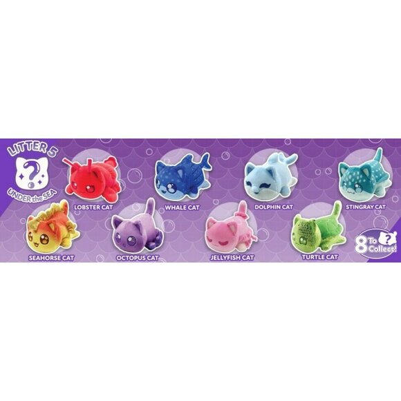 Aphmau MeeMeows Under The Sea Plush STINGRAY Cat Litter 5 2024 - Picture 4 of 16